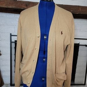 Tan Ralph Lauren Boyfriend Sweater, Size L